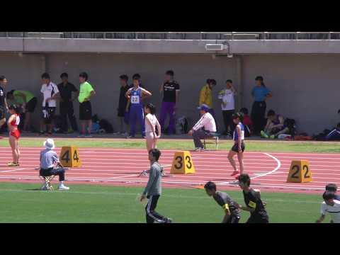 20170519群馬県高校総体陸上女子200m予選8組