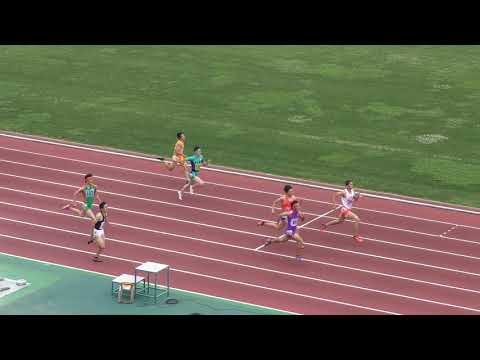 H30　千葉県高校総体　男子200m　準決勝3組