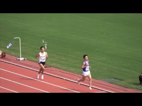 群馬県高校新人陸上2017 男子1500m予選2組