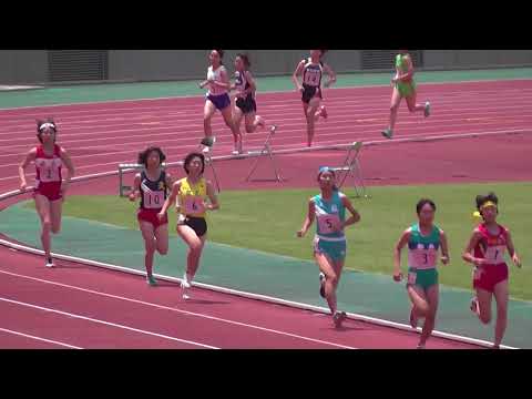 ２０１８　山口県高校総体陸上　女子１５００ｍ　予選３組