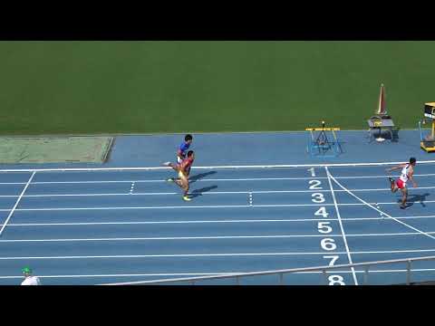 20180915101132県高校新人大会男八種110ｍH1組～2組