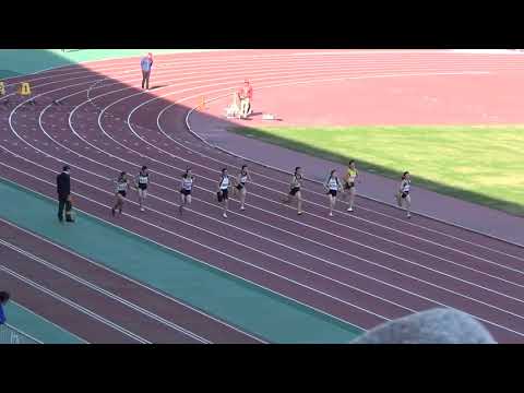 2019 第1回県記録会 中学女子100mタイムレース7組