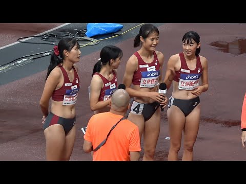 予選 女子4x400m 日本選手権 リレーフェスティバル2024 リレフェス