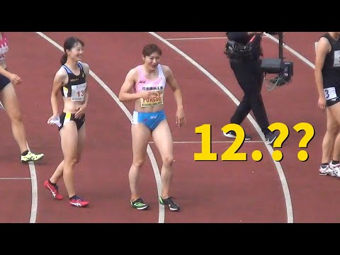 福部真子がまた12秒台！ B,A決勝 女子100mH 田島記念陸上2022