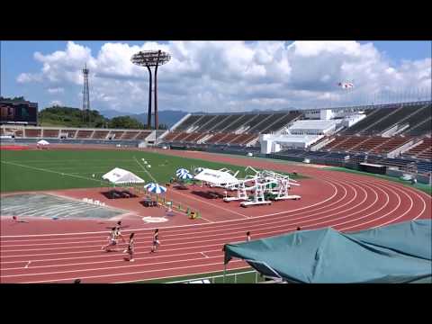 愛媛県高校陸上新人大会2017中予地区予選・女子800m予選1組、1着：山西優希（聖ｶﾀﾘﾅ学園高）2分25秒45