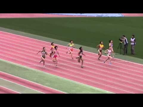2015日本学生個人陸上　女子200m準決勝3