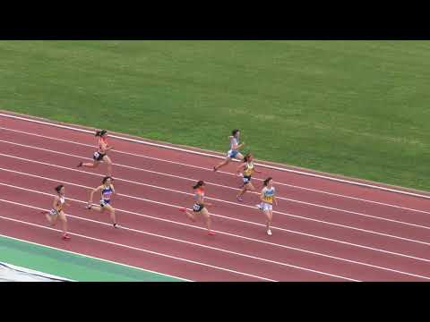 H30　千葉県高校総体　女子100m　予選5組