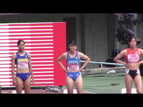2021日本陸上U20 女子100mH決勝