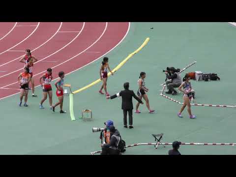 H30　ジュニアオリンピック　B女子100m　準決勝3組