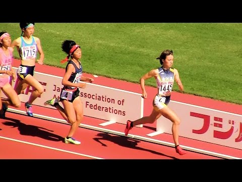 2015ユース陸上女子 800ｍ 予選5組 20151017