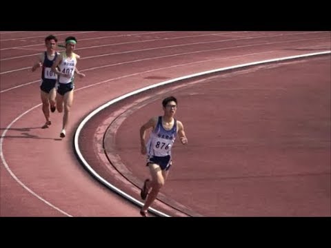 第27回群馬大学競技会2018.4.1 男子1500m2組