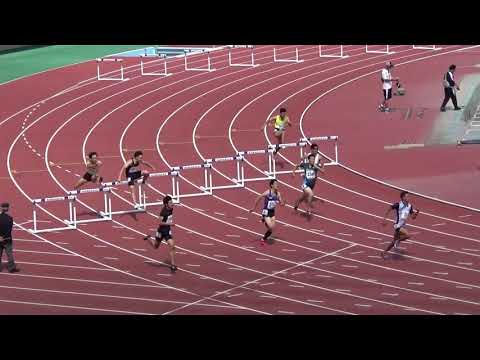 男子400mH決勝 松下祐樹50.24 東日本実業団2019