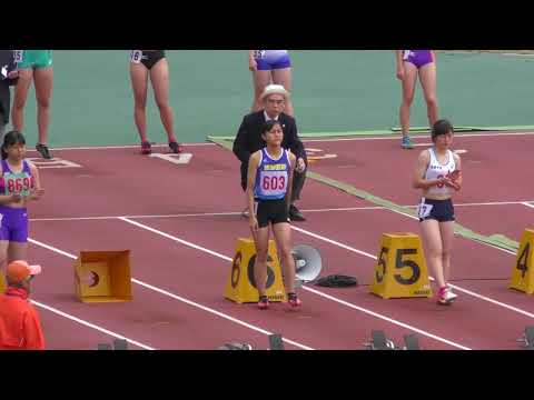 H30　千葉県記録会　女子100mH　1組