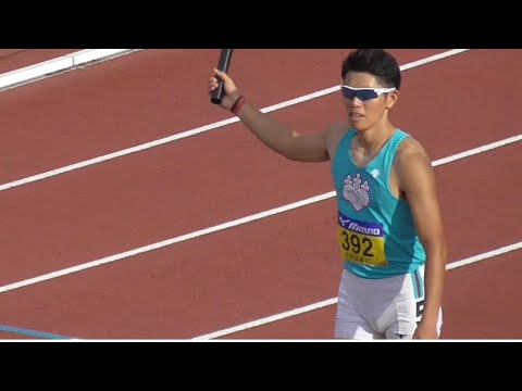 男子4×400mR予選 全日本インカレ陸上2022