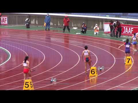 2020日本選手権リレー　女子4×100mR決勝