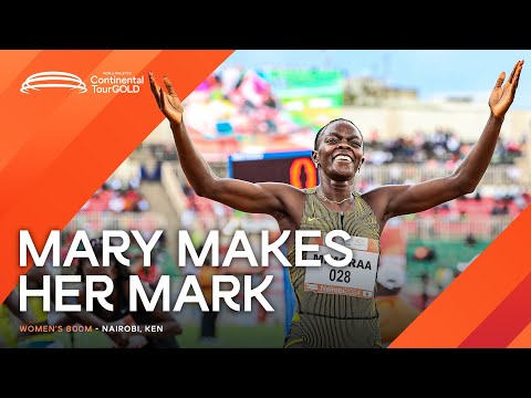 Mary Moraa dominates women&#039;s 800m with world-leading time | Continental Tour Gold 2024