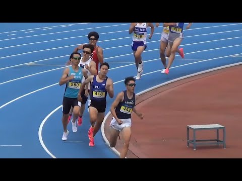 予選 男子800m 日本学生個人陸上2024