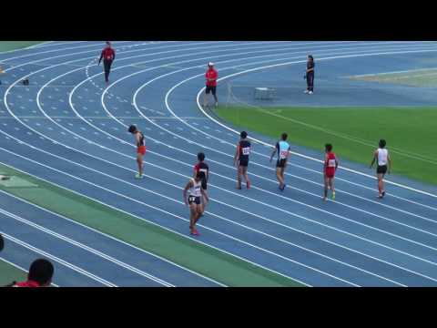2017 茨城県高校個人選手権陸上 1年男子100m決勝