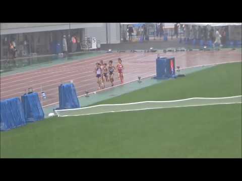 えひめ国体・陸上競技／少年女子共通1500m予選1組、1着：和田有菜（長野）4分28秒00