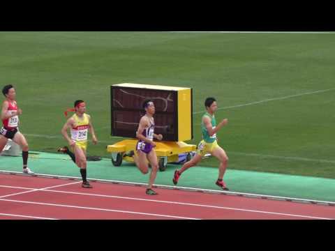 2017 東北高校陸上 男子 800m 準決勝1組