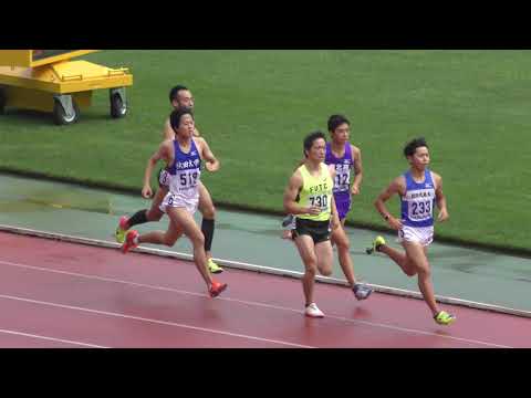 2018 東北陸上競技選手権 男子800m 予選2組