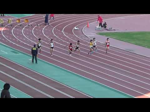 2019 第1回県記録会 中学男子100mタイムレース6組