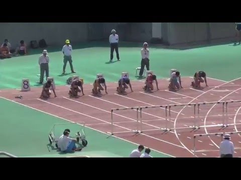 2016九州インカレ　男子110mH予選1組