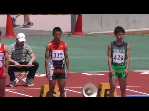 20170519群馬県高校総体陸上男子100m予選13組