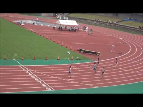少年女子A（高2・3）　100m予選2組目　～国民体育大会　高知県選考会～