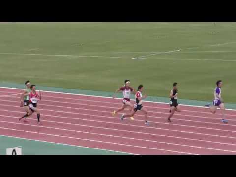 2018 東北高校陸上 男子 200m 予選4組