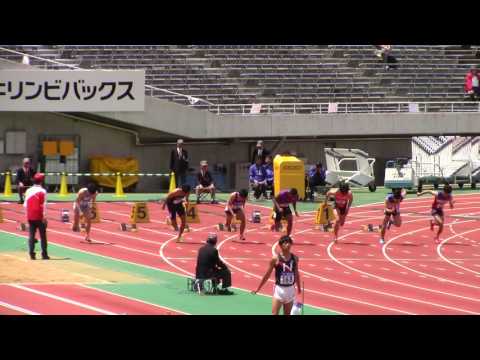 2017 織田記念陸上 男子100m 予選 1