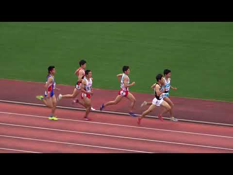 20180318132527県記録会一高男800ｍ7組中尾 浩司(1) 九州共立大