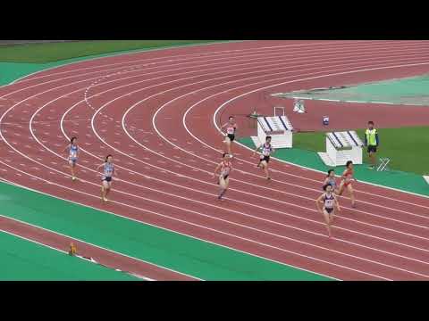 女子200m_準決勝4組_第50回北海道高体連札幌支部新人陸上20180818