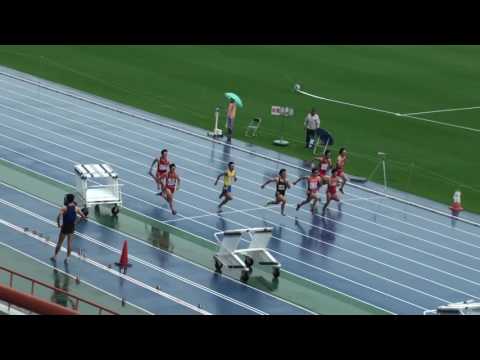 2017 茨城県選手権陸上 男子100m準決勝1組