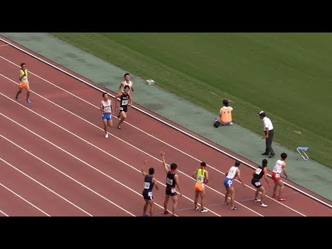近畿インターハイ 男子4×400mリレー予選4-6組 2019.6 洛南/関大北陽/姫路商