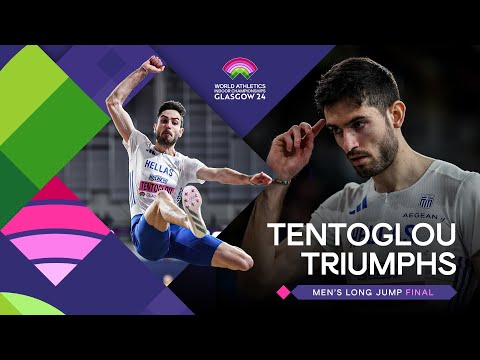 Tentoglou wins the long jump on countback 👀 | World Indoor Championships Glasgow 24