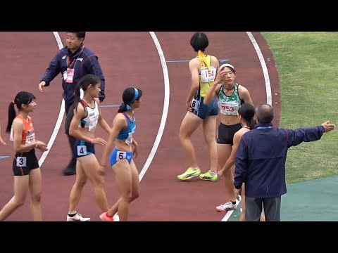 決勝 U18 女子100m U18・U16陸上2024