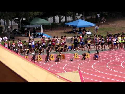 20170814 第３回堺市陸協記録会 男子　3年　100m　TR　2組