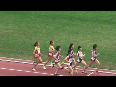 H29　南関東　女子3000m　決勝　大会新記録9:09.93　小笠原 朱里・山梨学院