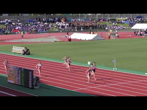2019 関東インカレ陸上 女子 400m 予選1組