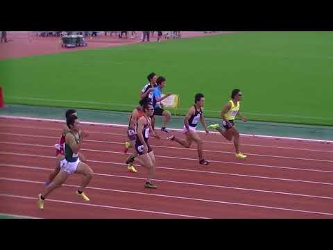 2017北区陸上選手権一般男子100m予選4組