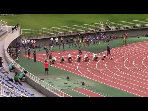 2021年　上尾市陸上競技選手権　夏季大会　一般男子100m決勝4組