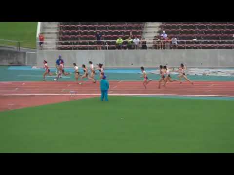 2018全国高校総体陸上南九州大会（沖縄）4×100リレー女子決勝