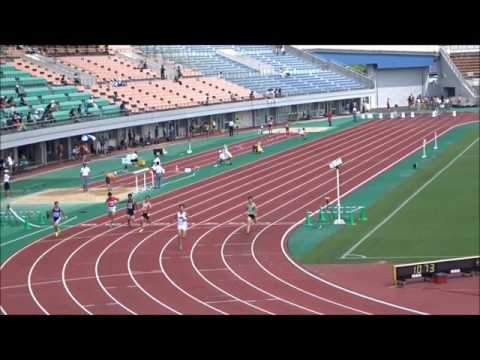 男子100m予選6組、1着：野本周成（早稲田大）10秒72 ～第72回愛媛陸上選手権大会～