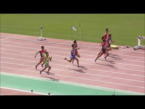 20190525 広島県陸上高校総体 男子100m決勝