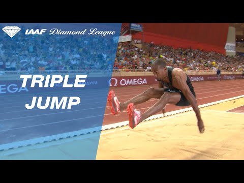 Christian Taylor sets a meeting record in the triple jump at Monaco - IAAF Diamond League 2019
