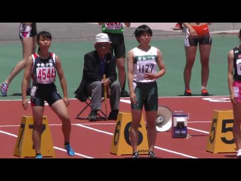 20170604群馬県記録会女子100m3組