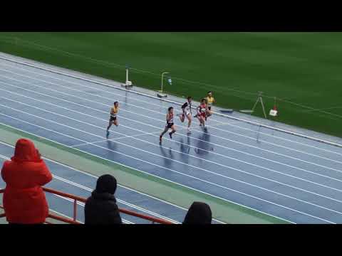2018 水戸市陸上記録会 中学男子100m3組
