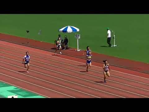 20170918_県高校新人大会_女子100m_予選4組