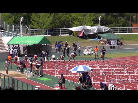 2015年 近畿IH 陸上 男子110mH 凖決勝1～3組